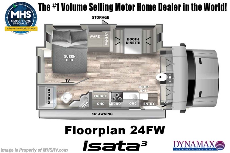 2025 Dynamax Corp Isata 3 Series 24FW Sprinter Diesel RV W/ Black Rims ...
