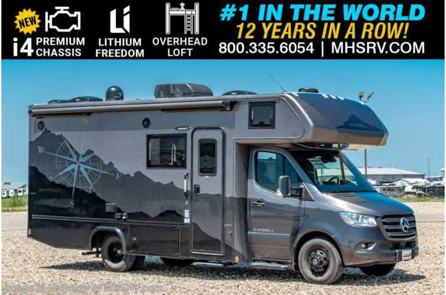 2025 Dynamax Corp Isata 3 Series 24FW Sprinter Diesel RV W/ Black Rims, OH Loft, Lithium Freedom Edition, &amp; More