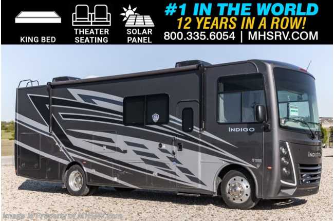 2025 Thor Motor Coach Indigo MM30 W/ King, Bedroom TV, Ext. Kitchen, Theater Seating, Solar, Dual Pane Windows &amp; More