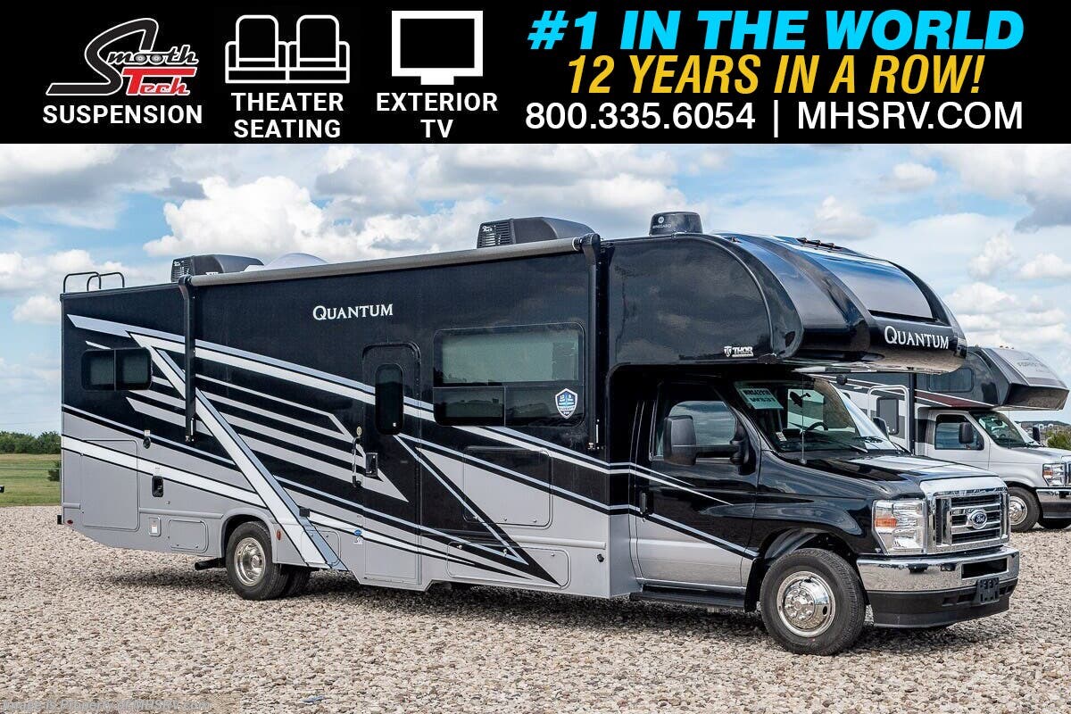 2025 Thor Motor Coach Quantum WS31 W/ SmoothTECH Suspension, Theater Seats, Ext. TV, Solar, Winegard &amp; More