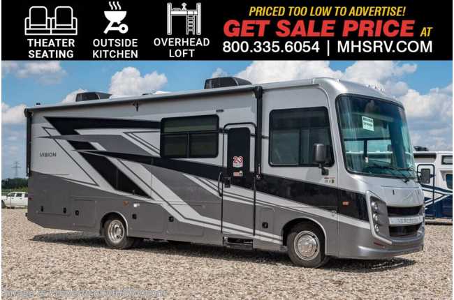 2025 Entegra Coach Vision 29S W/ Farmhouse, Bedroom TV, Theater Seating, O/H Loft &amp; More