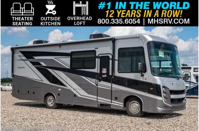 2025 Entegra Coach Vision 29S W/ Farmhouse, Bedroom TV, Theater Seating, O/H Loft &amp; More
