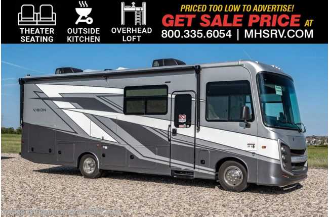 2025 Entegra Coach Vision 29S W/ Bedroom TV, Theater Seating, O/H Loft &amp; More