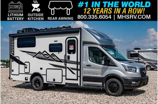 2025 Entegra Coach Condor 22T All-Wheel Drive (AWD) Luxury B+ W/ Outdoor Kitchen, Rear Awning, Solar, Lithium Battery &amp; More