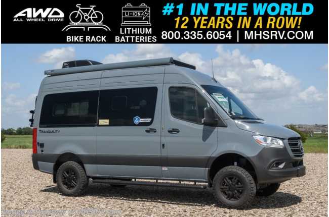 2025 Thor Motor Coach Tranquility 19P AWD Sprinter W/ Bike Rack, Lith Batt, Off Road Tires &amp; Much More