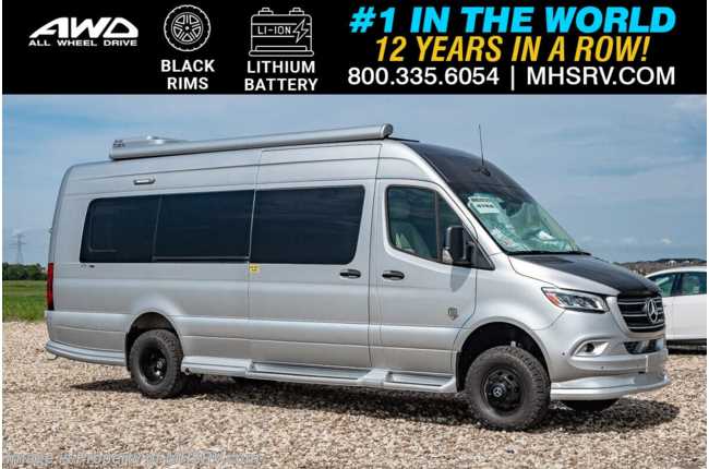 2025 OGV Luxury Coach V-RV 4TBA Luxury AWD B Van RV W/ 1080Ah Lithium Battery, Black Out Rims, Solar, Apple TV, Wireless Internet &amp; More