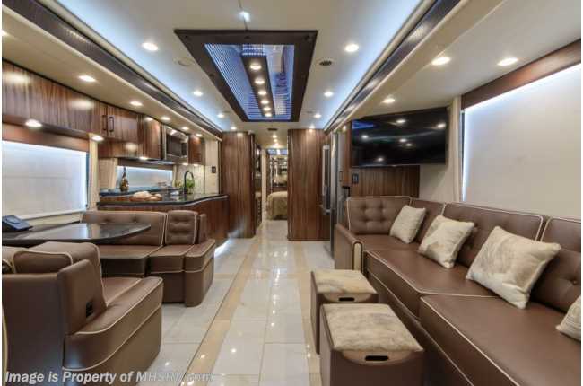 2022 Foretravel Realm Presidential LVB 2 Full Bath Bunk Model Luxury RV ...