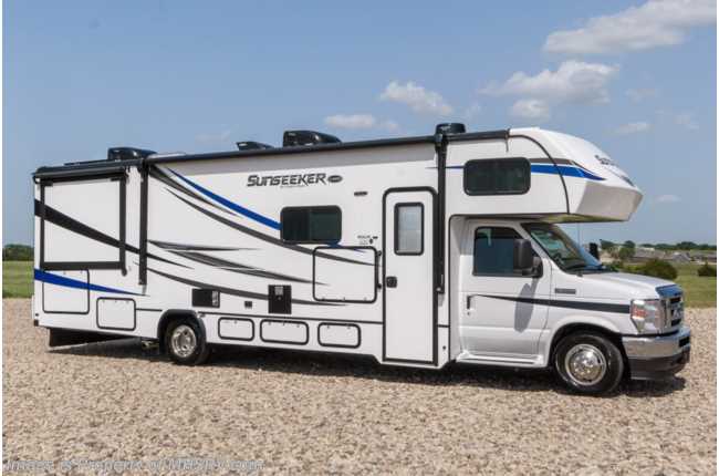 2021 Forest River Sunseeker 3010DS RV W/ Solar, Theater Seats, Onan 4KW Gen., Dual A/C, Ext. Entertainment &amp; More