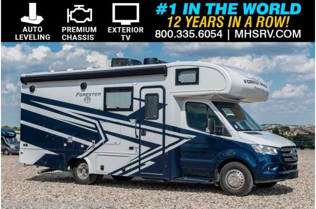 2025 Forest River Forester MBS 2401T Sprinter Diesel W/ Auto Leveling Jacks, Theater Seats, Premium Chassis, Ext. TV, Solar, Premium Package &amp; More