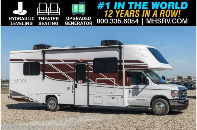 2025 Fleetwood Altitude 29F RV W/ Hydraulic Leveling Jacks, Theater Seats, Dual A/C&apos;s, Upgraded Gen., Oceanfront Collection &amp; More