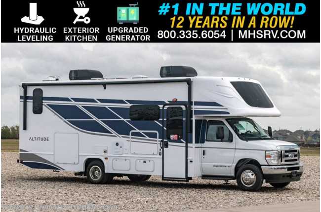 2025 Fleetwood Altitude 27U W/ Hydraulic Leveling Jacks, Exterior Kitchen, Dual A/C &amp; Upgraded Gen., MORyde RS suspension