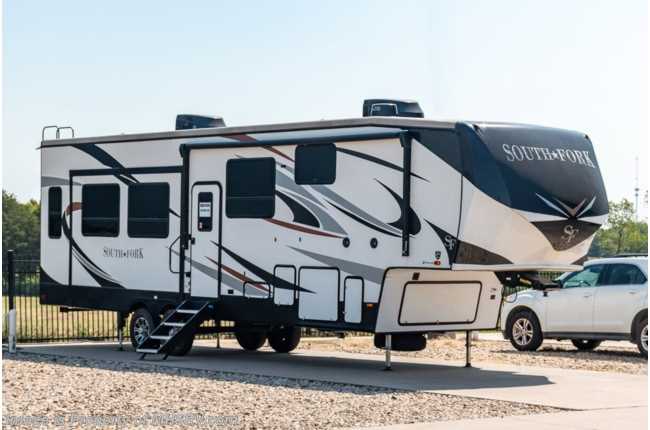 2021 Cruiser RV South Fork 3210RL 5th Wheel W/ Solar, Ext. Grill, Auto Leveling, Oven, Theater Seats &amp; More