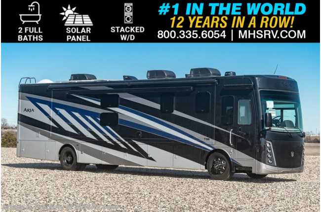 2025 Thor Motor Coach Aria 4000 2 Full Bath Bunk Model  RV W/ Solar, Stack. W/D, King Bed &amp; More