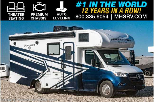2025 Forest River Forester MBS 2401BDS Sprinter Diesel W/Pwr. Theater Seats, Auto Leveling Jacks, Premium Chassis, Ext. TV &amp; More