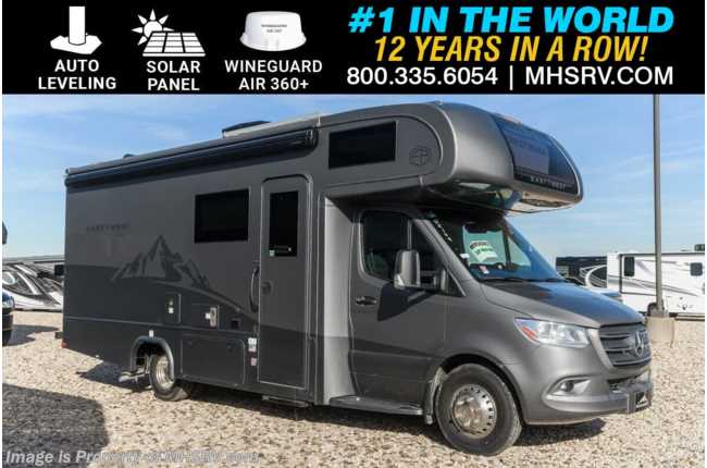 2025 East to West Entrada M-Class 24FM Sprinter Diesel W/ Auto Leveling, Solar, OH Loft, Mercedes Navigation System &amp; More