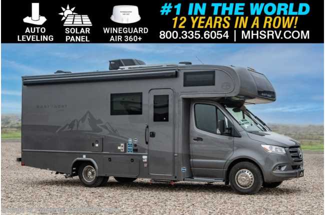 2025 East to West Entrada M-Class 24FM Sprinter Diesel W/ Auto Leveling, Solar, OH Loft, Mercedes Navigation System &amp; More
