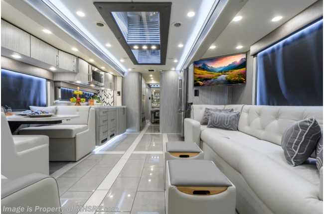 2025 Foretravel Realm Presidential Luxury Villa Bunk (LVB) W/ Spa