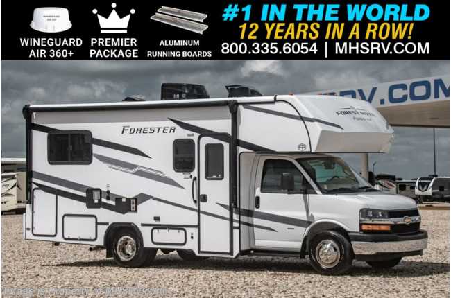 2026 Forest River Forester LE 2351A W/ Winegard, Premier Pkg., Alum. Running Boards. &amp; Much More
