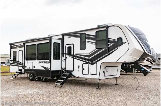 2023 Grand Design Momentum M-Class 395MS Bath &amp; 1/2 Bunk Model Toy Hauler 5th Wheel W/ Theater Seats, Fireplace, Onan 5.5KW Gas Gen &amp; More