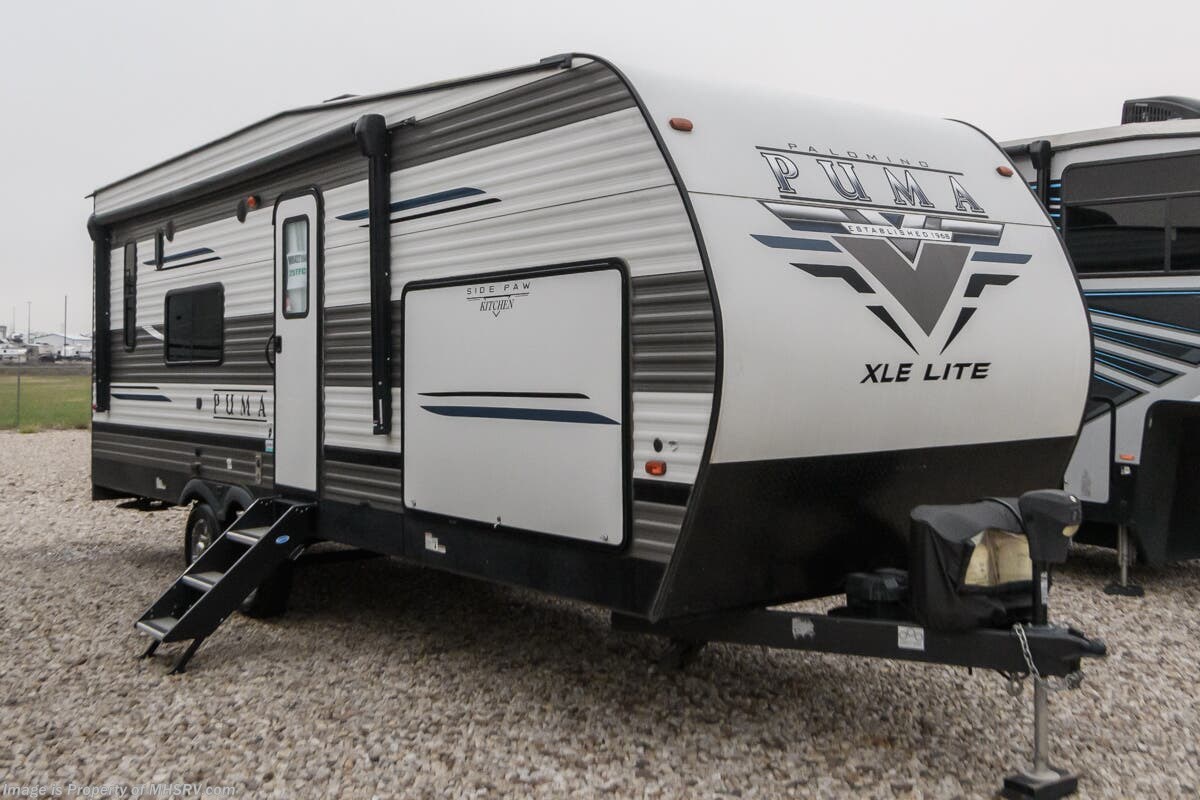 2021 Palomino Puma XLE Lite 25TFC Bunk Model Travel Trailer W/ Alum. Wheels, Exterior Grill &amp; Freezer, Oven &amp; More