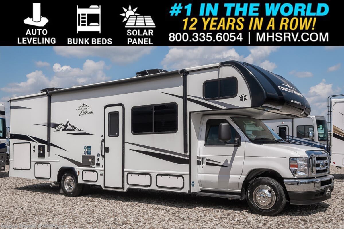 2025 East to West Entrada 3100FB Bunk Model W/ Roof Mounted Solar, Swivel Seats, Auto Leveling &amp; More