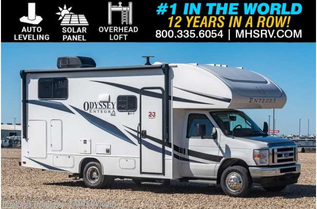 2025 Entegra Coach Odyssey SE 22TF W/ Hydraulic Leveling Jacks, Solar,  Customer Value Pkg. &amp; Much More