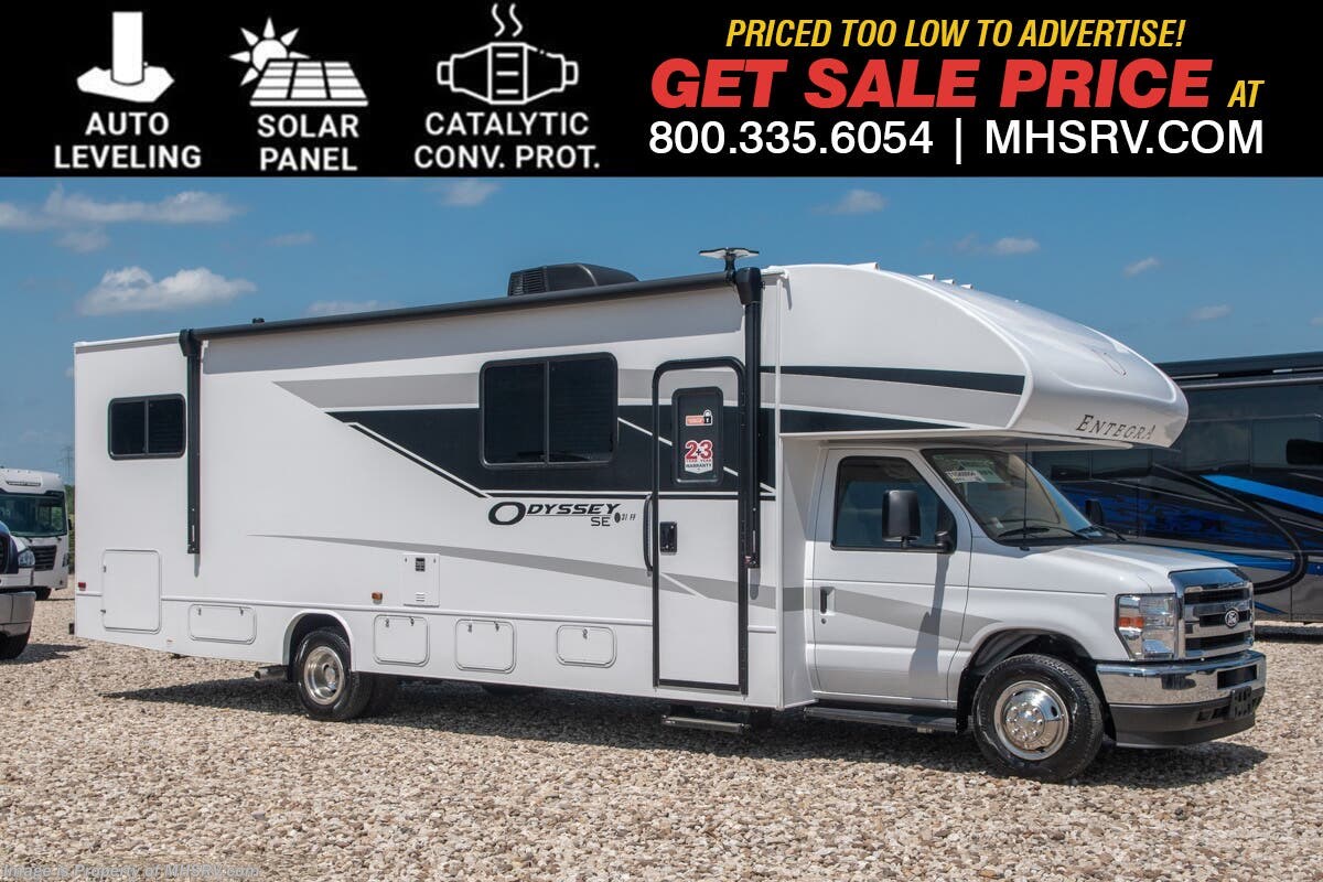 2026 Entegra Coach Odyssey SE 31FF Bunk Model RV W/ Catalytic Converter Protection, Solar, Auto Leveling,  Customer Value Pkg. &amp; Much More