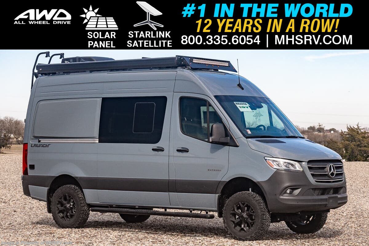 2025 Entegra Coach Launch 19Y AWD Sprinter W/ Lithionics Sys., Solar, Starlink, Double Roof Rack &amp; Much More