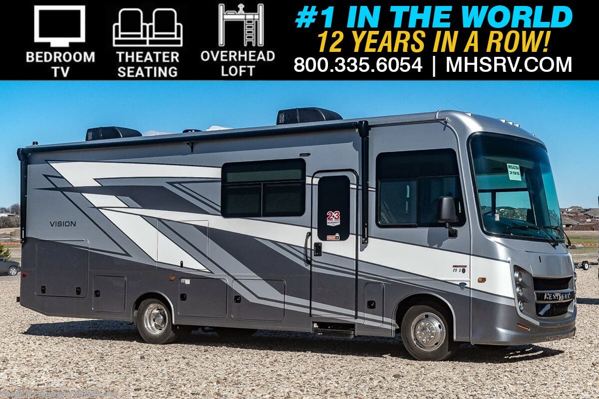 2025 Entegra Coach Vision 29S W/ Bedroom TV, Theater Seating, Front O/H Loft &amp; More