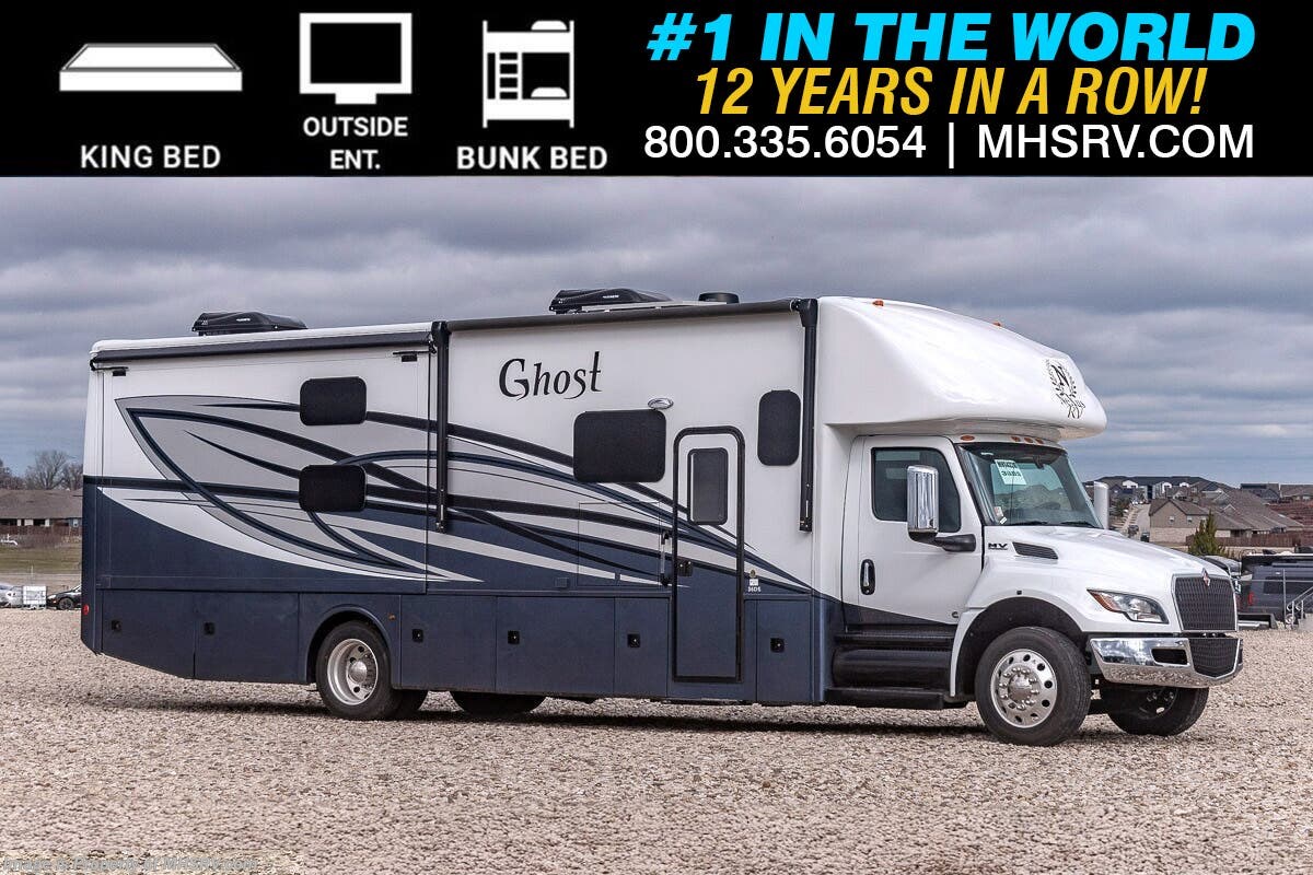 2026 Nexus Ghost 36DS Luxury Super C Bunk Bed W/ Mobile Eye, King Bed, Outside Entertainment and Much More