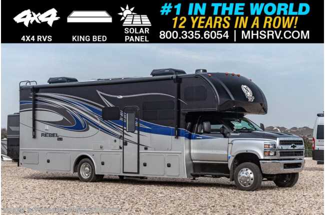 2026 Nexus Rebel 34R 4x4 Super C W/ King Bed, Solar, Theater Seats, Diamond Shield and W/D