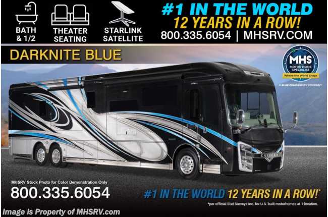 2026 Entegra Coach Cornerstone Reserve 45D Bath &amp; 1/2 RV W/ Starlink, Lithionics System, Theater Seats, Garmin System, Freightliner Chassis &amp; More