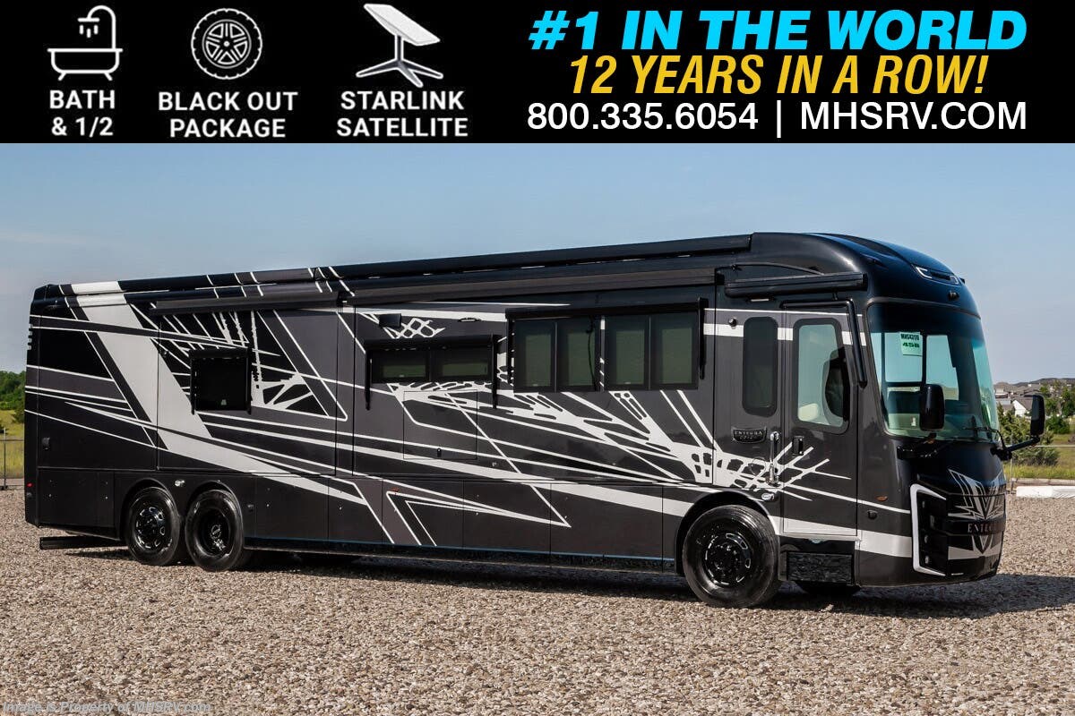 2026 Entegra Coach Cornerstone 45B Bath &amp; 1/2 RV W/ Starlink, Upgraded Interior, Double Lav &amp; Much More