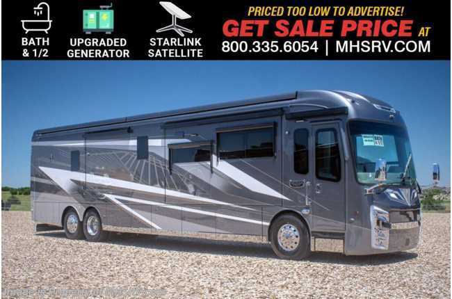 2026 Entegra Coach Anthem 44D Bath &amp; 1/2 W/ Upgraded Gen., Booth Dinette, Starlink,  &amp; Much More