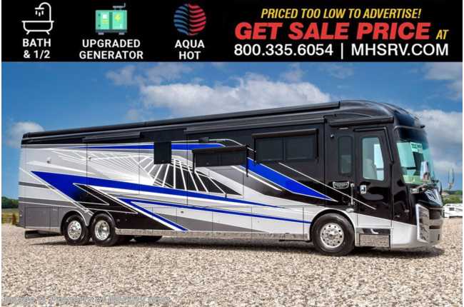 2026 Entegra Coach Anthem 44V Bath &amp; 1/2 W/ Upgraded Gen., Aqua-Hot &amp; Much More