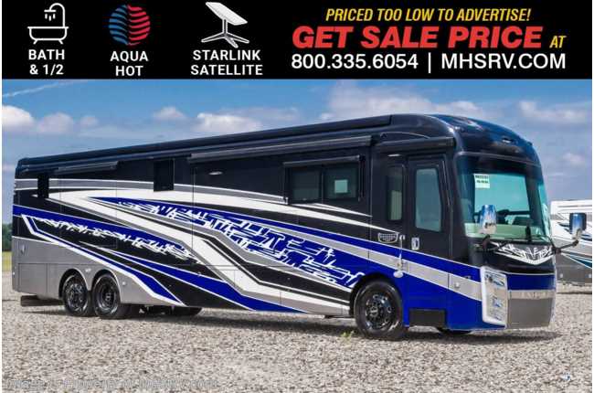 2026 Entegra Coach Aspire 44R Bath &amp; 1/2 Bunk Model RV W/ Aqua-Hot, Starlink &amp; More