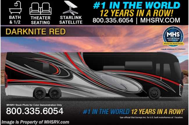 2026 Entegra Coach Cornerstone Reserve 45D Bath &amp; 1/2 RV W/ Starlink, Lithionics System, Theater Seats, Garmin System, Spartan Chassis &amp; More