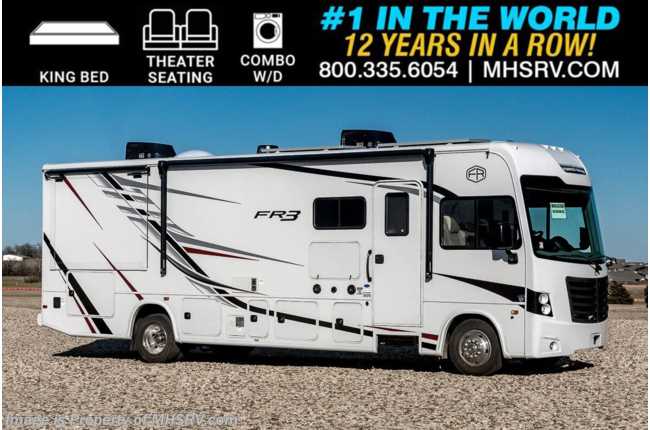 2025 Forest River FR3 30DS RV W/ King Bed, Theater Seats, Combo W/D, Power Pkg. &amp; Much More