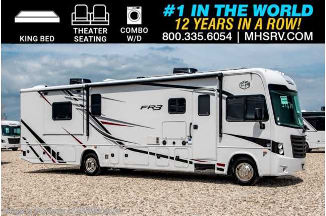 2025 Forest River FR3 34DS Bath &amp; 1/2 RV W/ Theater Seats, King Bed, Combo W/D, Fireplace, Pwr. Pkg. &amp; Much More