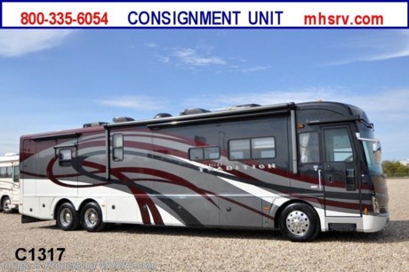 *Picked UP 6/7/12 - THIS UNIT IS NOT CURRENTLY AT MOTOR HOME SPECIALIST. PLEASE CALL AHEAD TO MAKE AN APPOINTMENT TO VIEW. *Consignment Unit* Used American RV for Sale – 2008 American Tradition with 4 slides, Model 42L:  Only 16,833 miles!  This RV is approximately 42’ in length with a powerful 425 HP Cummins diesel engine, 6 speed Allison transmission, raised rail IFS tag axle Spartan chassis with side radiator, 10K Onan diesel generator, power patio and door awnings, hydraulic and air leveling systems, color 3 camera system, Magnum inverter, 3 ducted roof A/Cs, 3 LCD TVs: For complete details visit Motor Home Specialist at MHSRV .com or 800-335-6054.