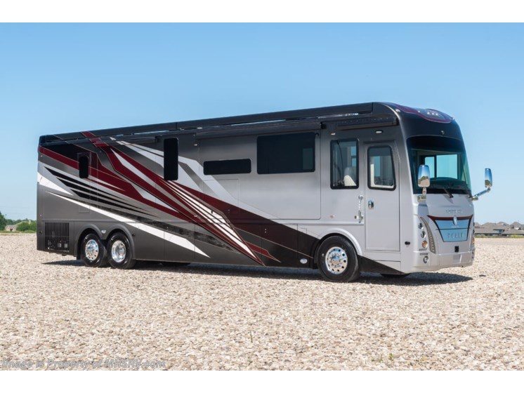New 2026 Foretravel Realm Presidential Luxury Villa 2 (LV2) w/ Sofa Recliner available in Alvarado, Texas