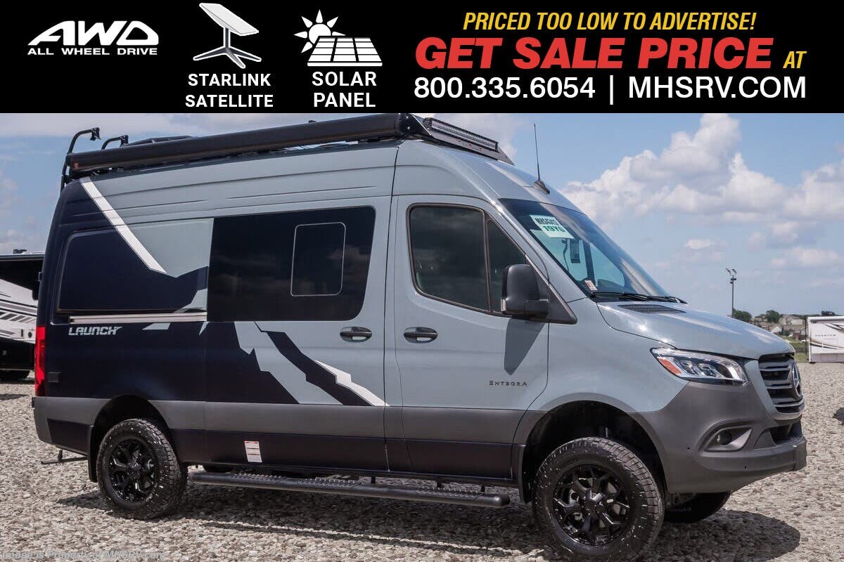 2026 Entegra Coach Launch 19YG AWD Sprinter W/ Starlink, Workstation, Solar &amp; Much More
