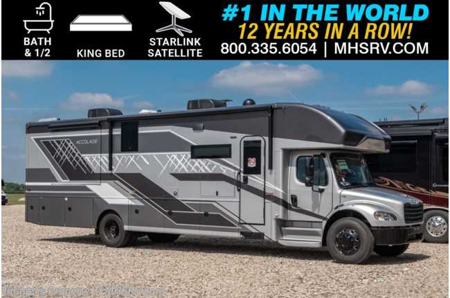 2026 Entegra Coach Accolade 37K Bath &amp; 1/2 Super C W/ King Bed, Starlink, W/D, Slide Out Cooler &amp; More