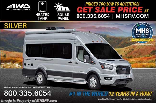 2026 Entegra Coach Expanse 21B All-Wheel Drive (AWD) Model W/ Winegard, Heated Tanks, Starlink, Solar, Swivel D/P Seats &amp; More