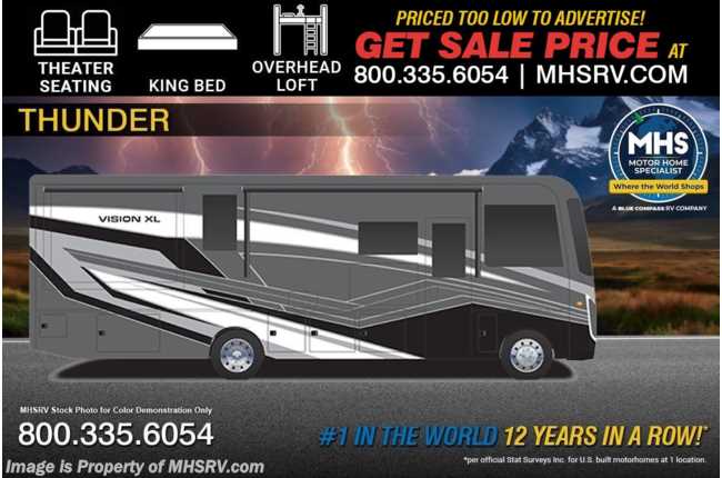 2026 Entegra Coach Vision XL 31UL W/ Power Theater Seating, King Bed, OH Loft &amp; More