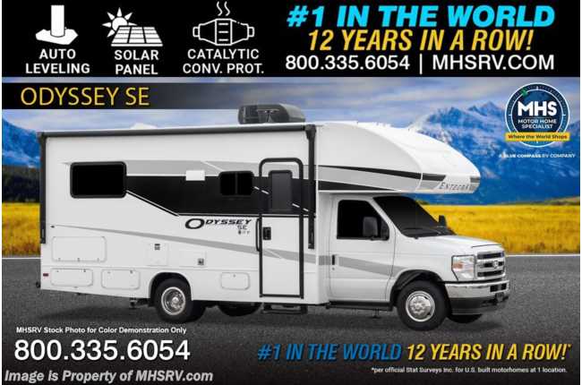 2026 Entegra Coach Odyssey SE 22CF W/ Catalytic Converter Protection, Solar, Auto Leveling, Customer Value Pkg. &amp; Much More