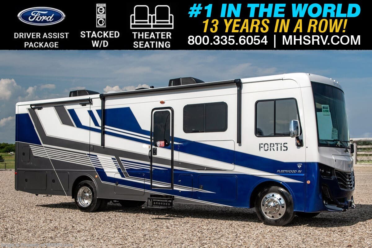 2026 Fleetwood Fortis 32RW W/ Ford Driver Assist Package, Stack. W/D, Theater Seating, Steering Stabilizer &amp; More