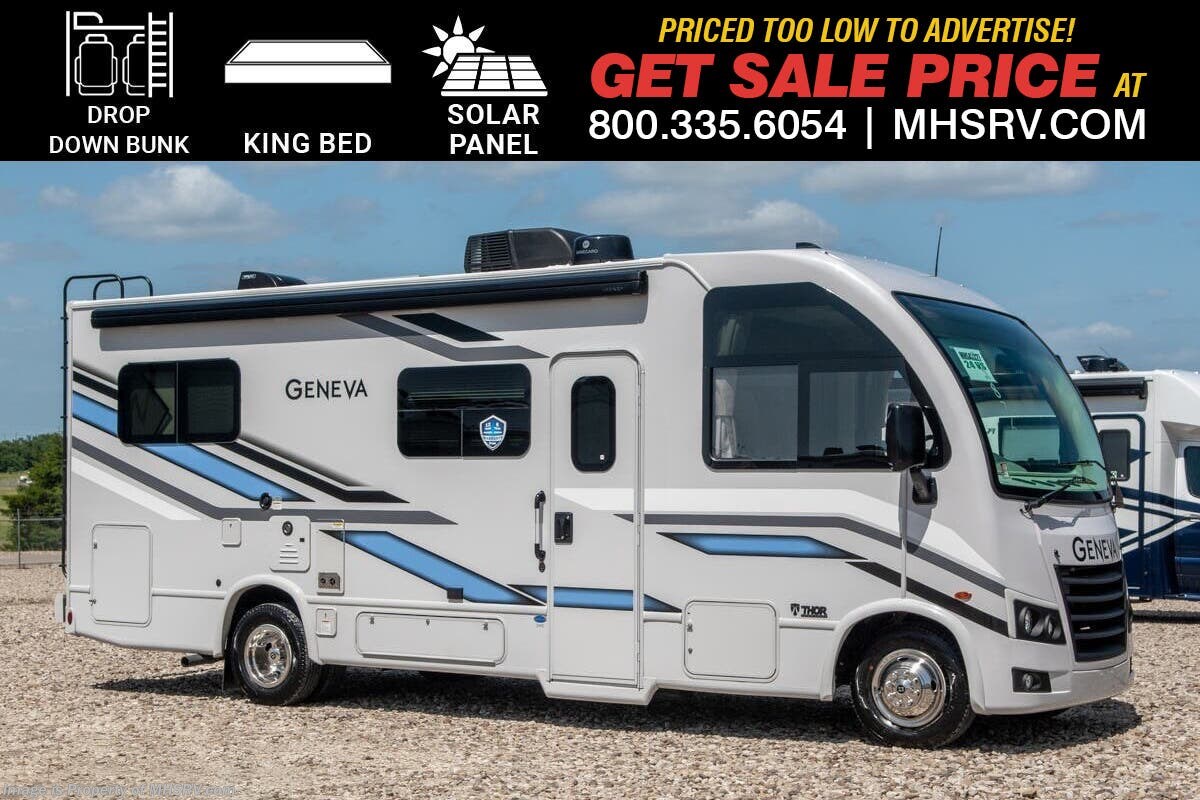 2026 Thor Motor Coach Geneva 24VS W/ Second House Battery, Heated Tanks, Solar, AGS &amp; More