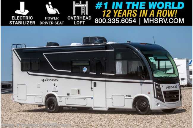 2026 Thor Motor Coach Vegas 26.2 W/ Electric Stabilizer System, Pwr Drivers Seat, OH Loft &amp; Theater Seating
