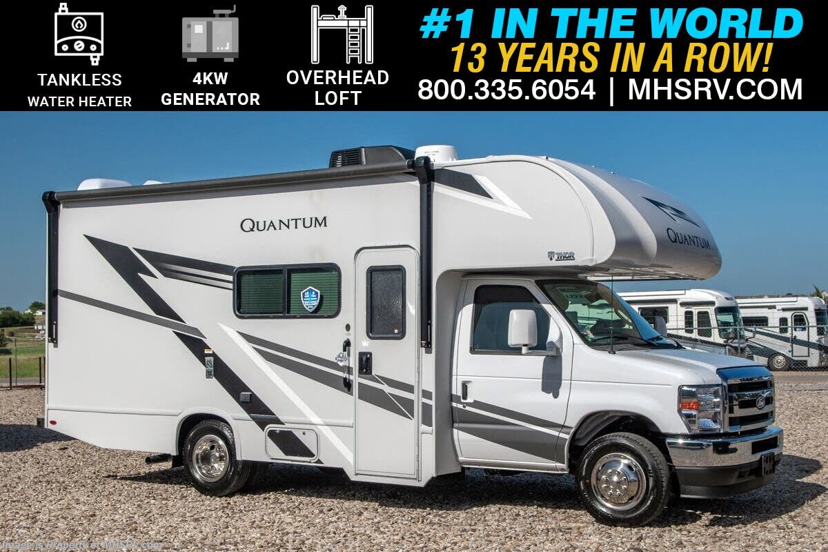 2026 Thor Motor Coach Quantum LZ22 W/ Tankless Water Heater, 4KW Gen., OH Loft &amp; More